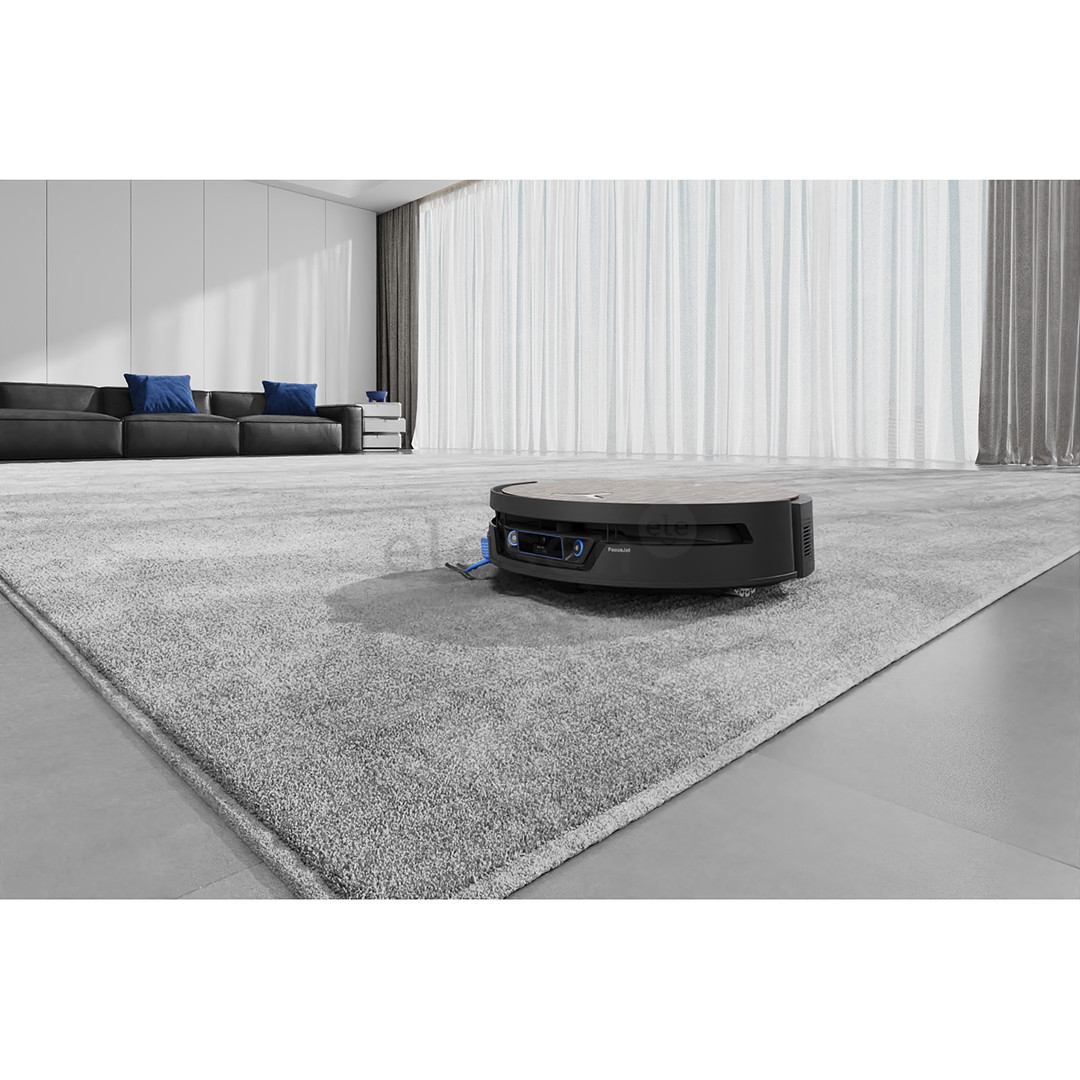 Ecovacs Deebot X12S OmniCyclone, wet & dry, pilkas - Dulkių siurblys robotas