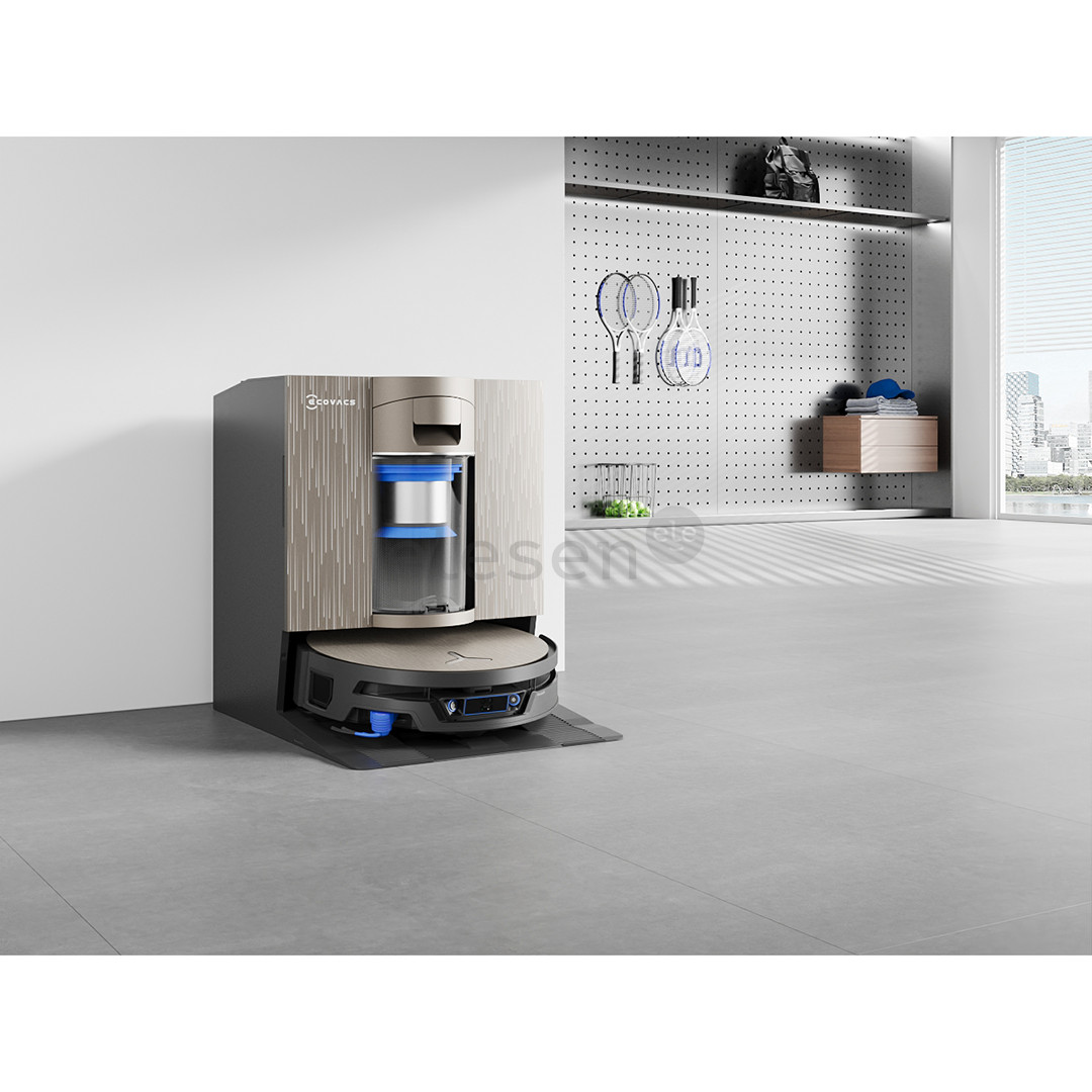 Ecovacs Deebot X12S OmniCyclone, wet & dry, pilkas - Dulkių siurblys robotas