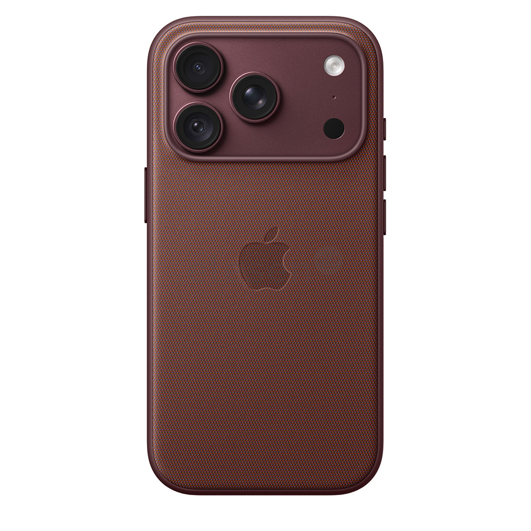 Apple TechWoven Case with MagSafe, iPhone 18 Pro, tamsiai raudonas - Dėklas