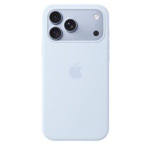 Apple Silicone Case with Magsafe, iPhone 18 Pro Max, голубой - Чехол