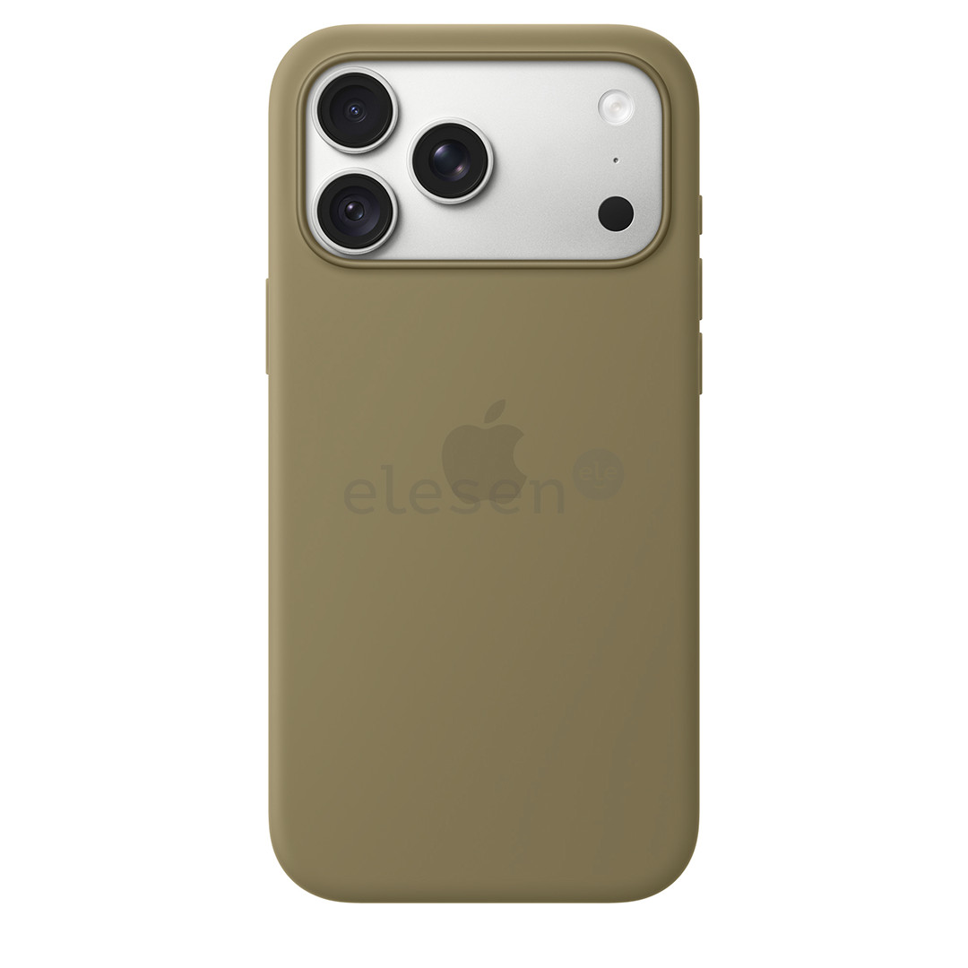 Apple Silicone Case with Magsafe, iPhone 18 Pro Max, зеленый - Чехол