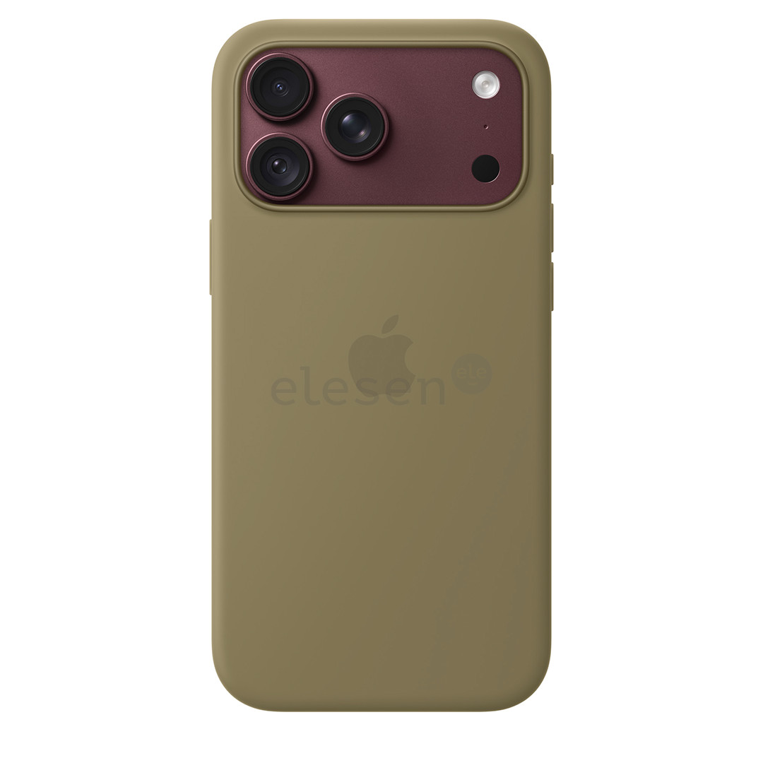 Apple Silicone Case with Magsafe, iPhone 18 Pro Max, зеленый - Чехол