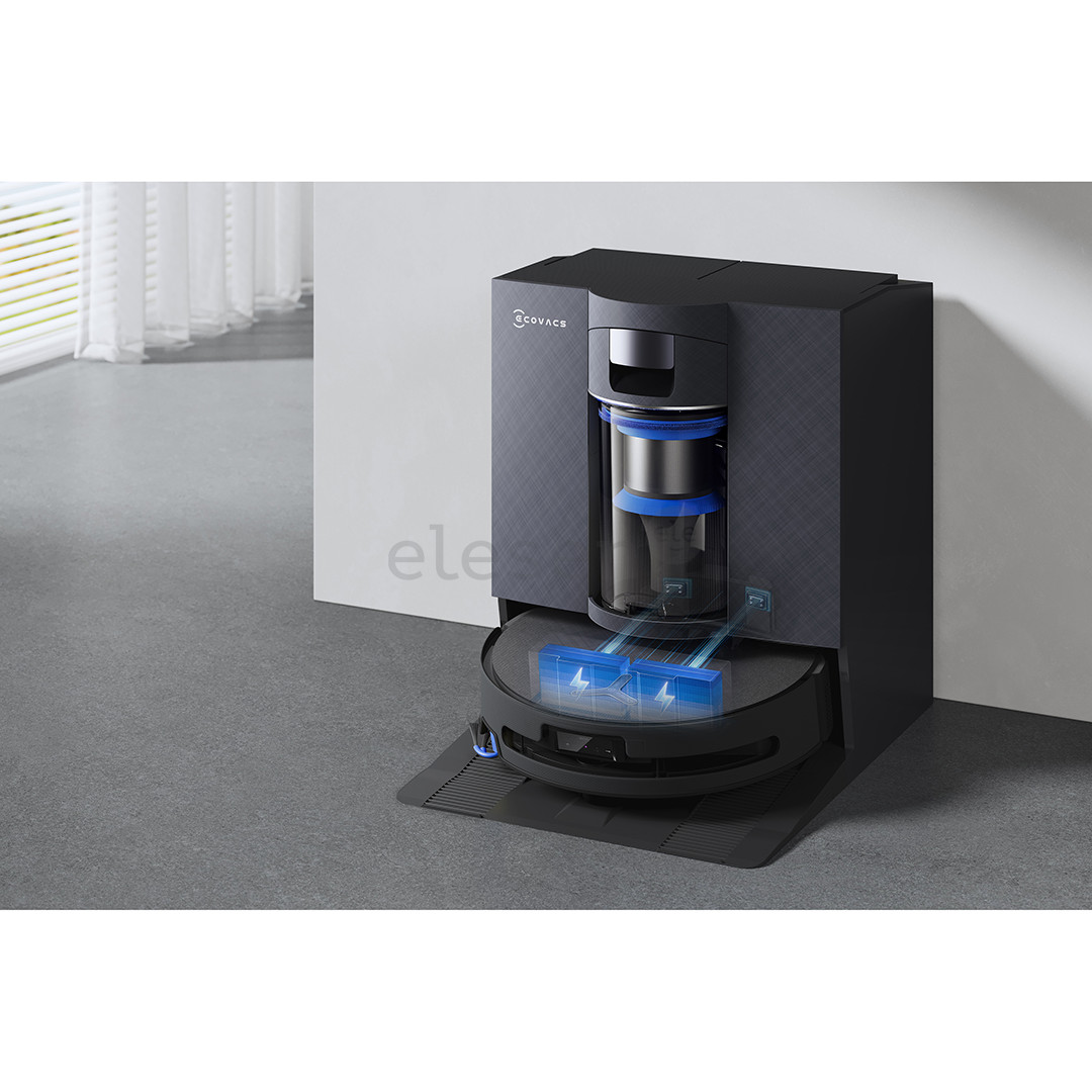Ecovacs Deebot  X11S OmniCyclone, care kit, wet & dry, juodas - Dulkių siurblys robotas