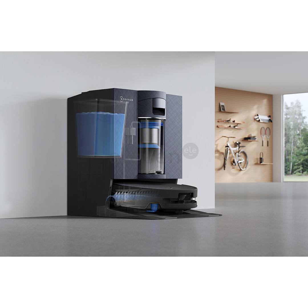Ecovacs Deebot  X11S OmniCyclone, care kit, wet & dry, juodas - Dulkių siurblys robotas