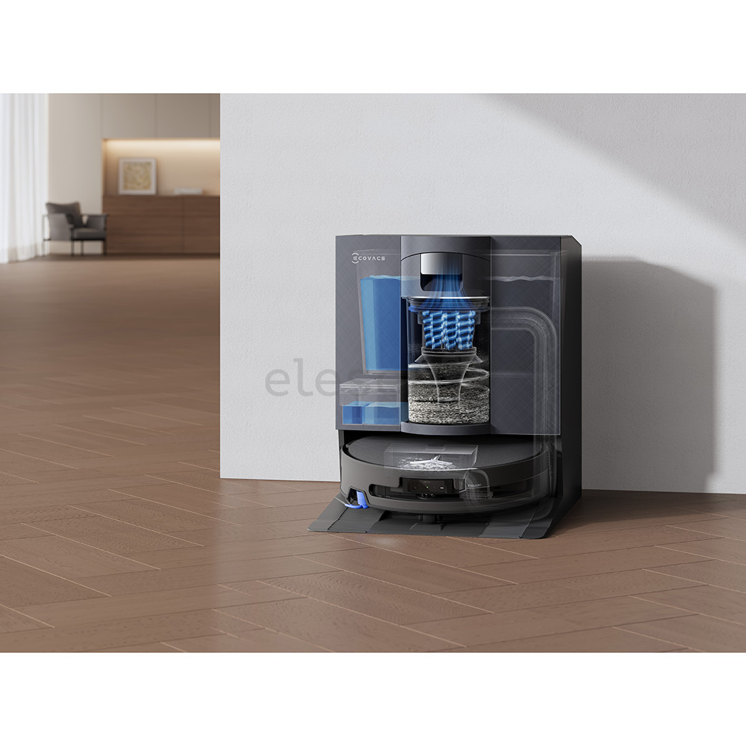 Ecovacs Deebot  X11S OmniCyclone, care kit, wet & dry, juodas - Dulkių siurblys robotas