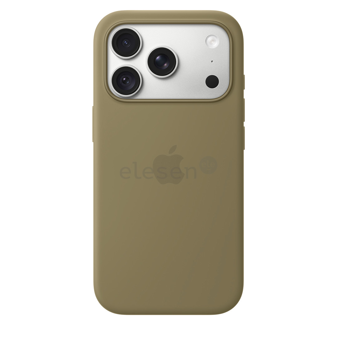 Apple Silicone Case with Magsafe, iPhone 18 Pro, зеленый - Чехол