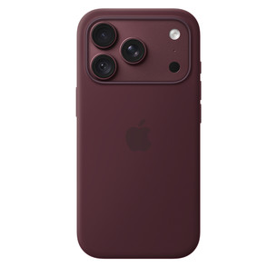 Apple Silicone Case with Magsafe, iPhone 18 Pro, темно-красный - Чехол MK8U4ZM/A