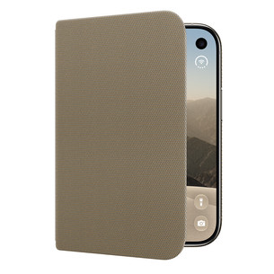 Apple iPhone Duo Folio with Kickstand, šviesiai rudas - Case