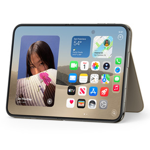 Apple iPhone Duo Folio with Kickstand, šviesiai rudas - Case