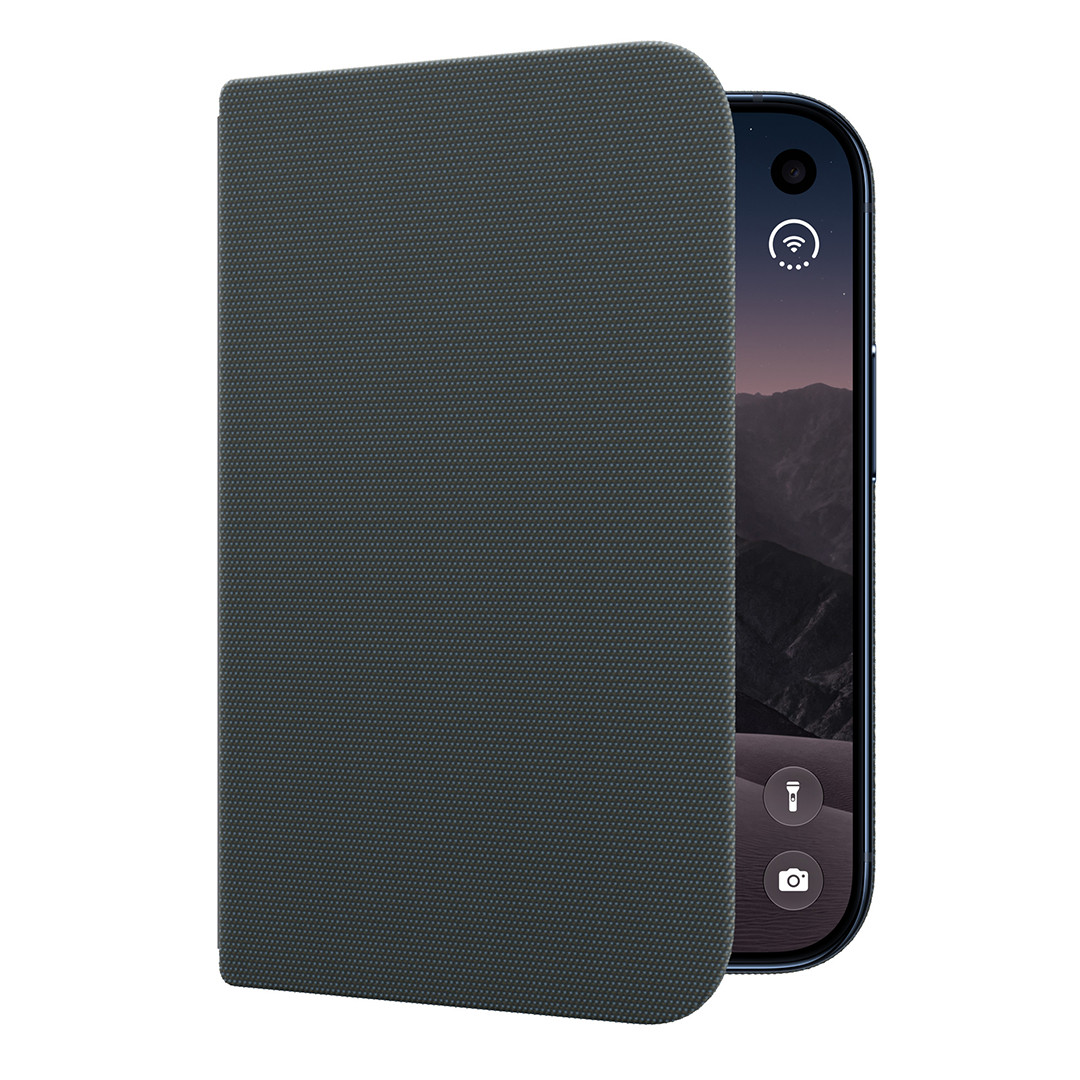 Apple iPhone Duo Folio with Kickstand, tamsiai mėlynas - Dėklas