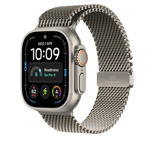 Apple Titanium Milanese Loop, 49 mm, S, natural - Watch band