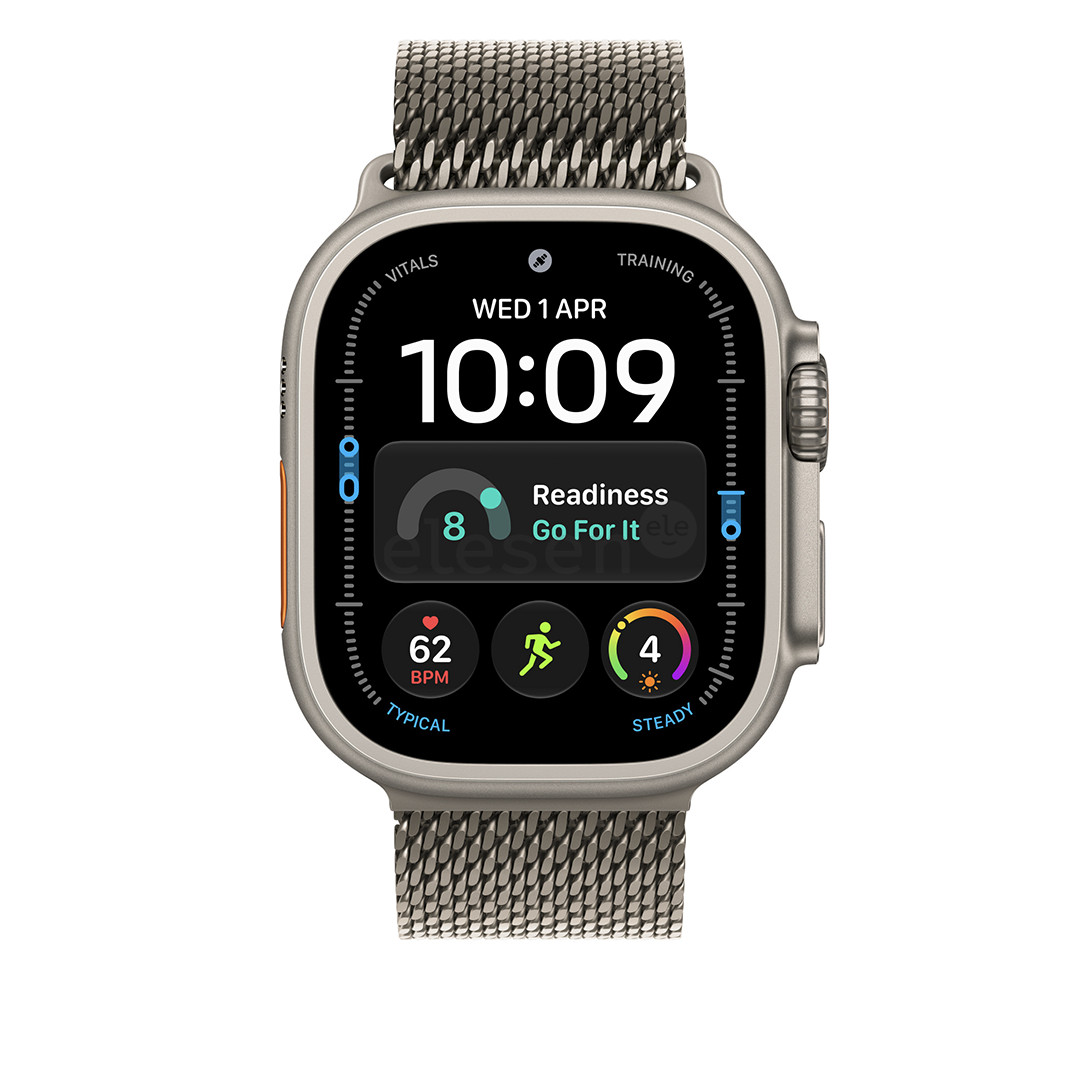 Apple Titanium Milanese Loop, 49 mm, S, natural - Watch band