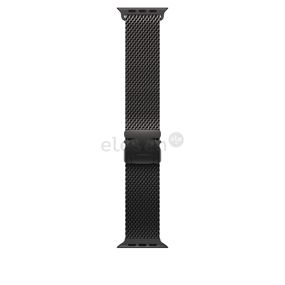 Apple Titanium Milanese Loop, 49 mm, M, juodo titano spalvos - Dirželis