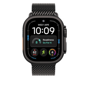 Apple Titanium Milanese Loop, 49 mm, M, juodo titano spalvos - Dirželis