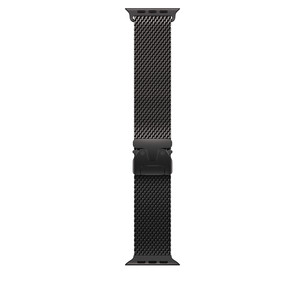 Apple Titanium Milanese Loop, 49 mm, L, juodo titano spalvos - Dirželis MK0Q4ZM/A