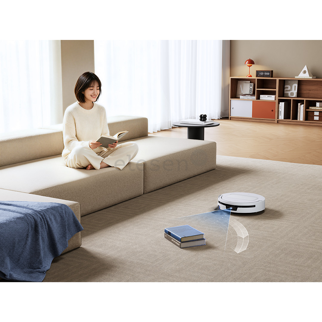 Ecovacs Deebot T90 Max Omni, wet & dry, baltas - Dulkių siurblys robotas