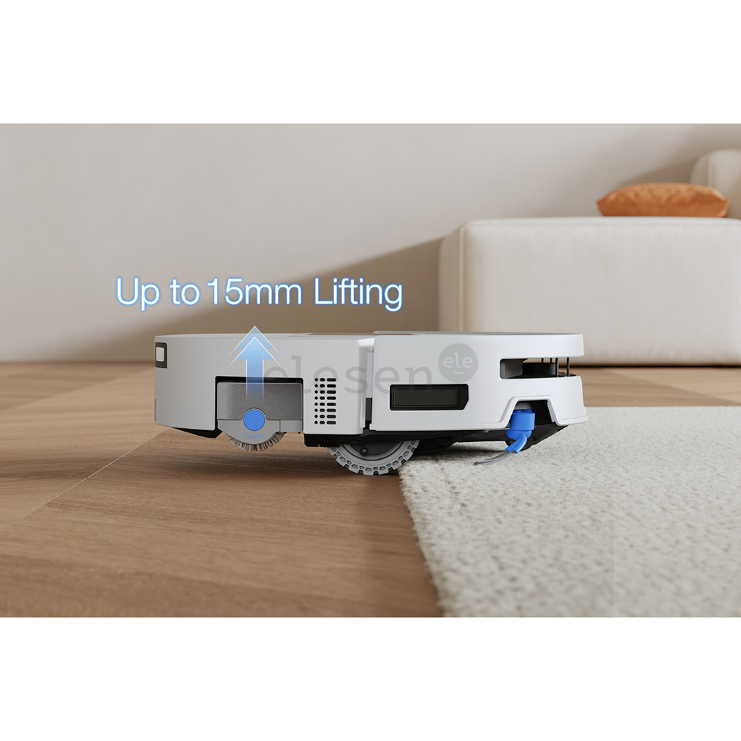 Ecovacs Deebot T90 Max Omni, wet & dry, baltas - Dulkių siurblys robotas