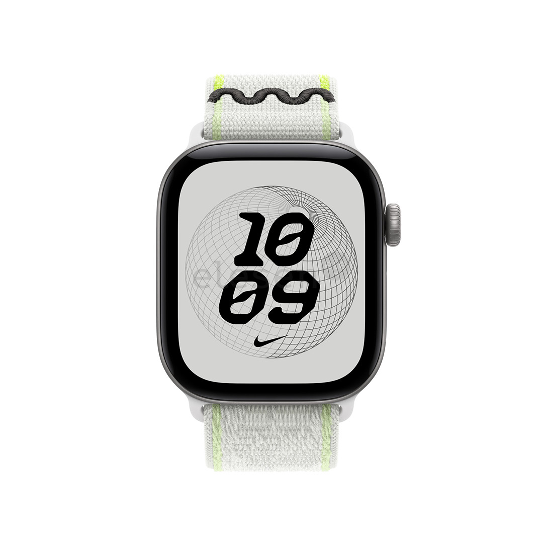 Apple Nike Sport Loop, 42 mm, baltas / žalias - Dirželis