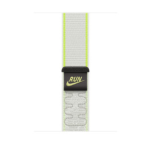 Apple Nike Sport Loop, 46 mm, baltas / žalias - Dirželis MKV14ZM/A