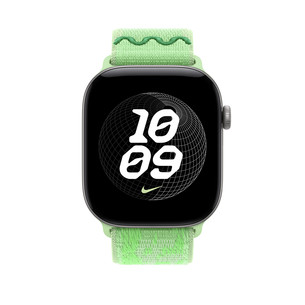 Apple Nike Sport Loop, 46 mm, žalias - Dirželis