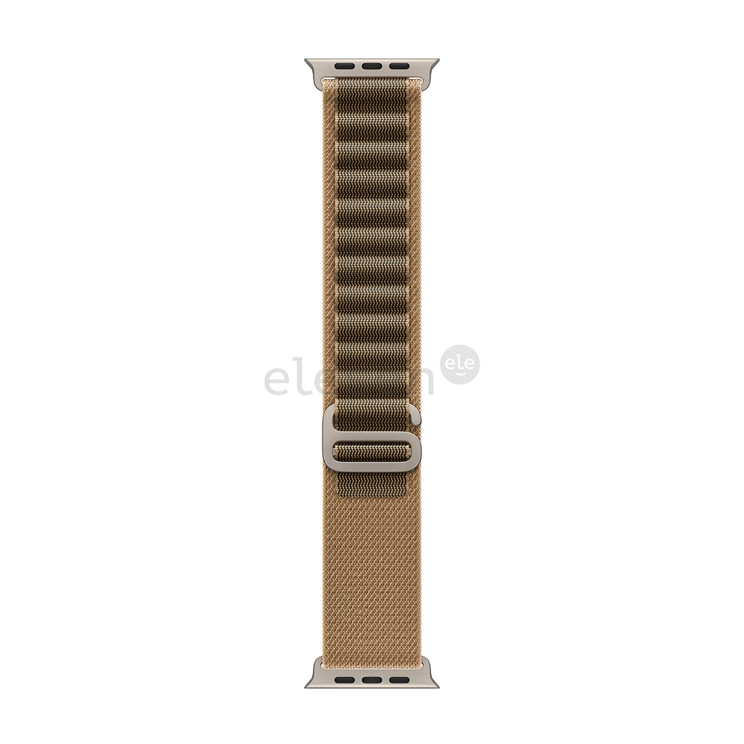 Apple Alpine Loop, 49 mm, M, natūralaus titano, rudas - Dirželis