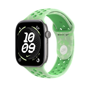 Apple Nike Sport Band, 46 mm, M/L, žalias - Dirželis