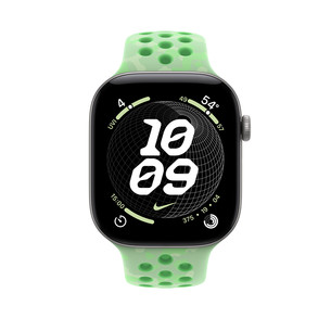 Apple Nike Sport Band, 46 mm, S/M, žalias - Dirželis