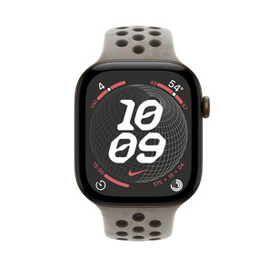 Apple Nike Sport Band, 46 mm, M/L, pilkas - Dirželis