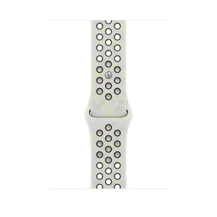 Apple Nike Sport Band, 46 mm, S/M, baltas - Dirželis MKTQ4ZM/A