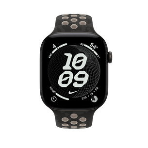 Apple Nike Sport Band, 46 mm, M/L, juodas - Dirželis