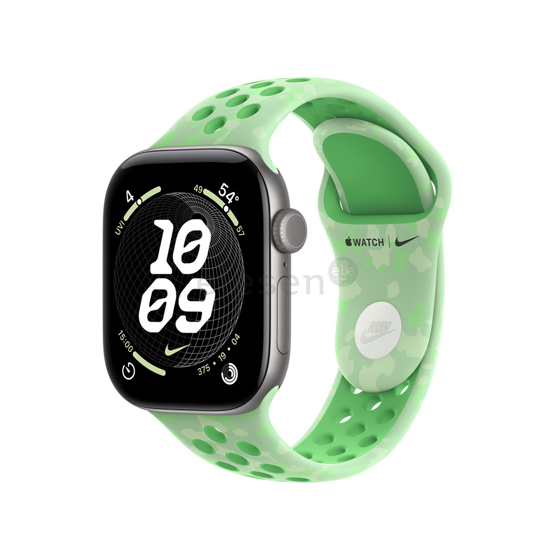 Apple Nike Sport Band, 42 mm, S/M, žalias - Dirželis