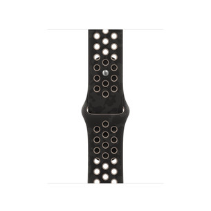 Apple Nike Sport Band, 42 mm, M/L, juodas - Dirželis MKTD4ZM/A
