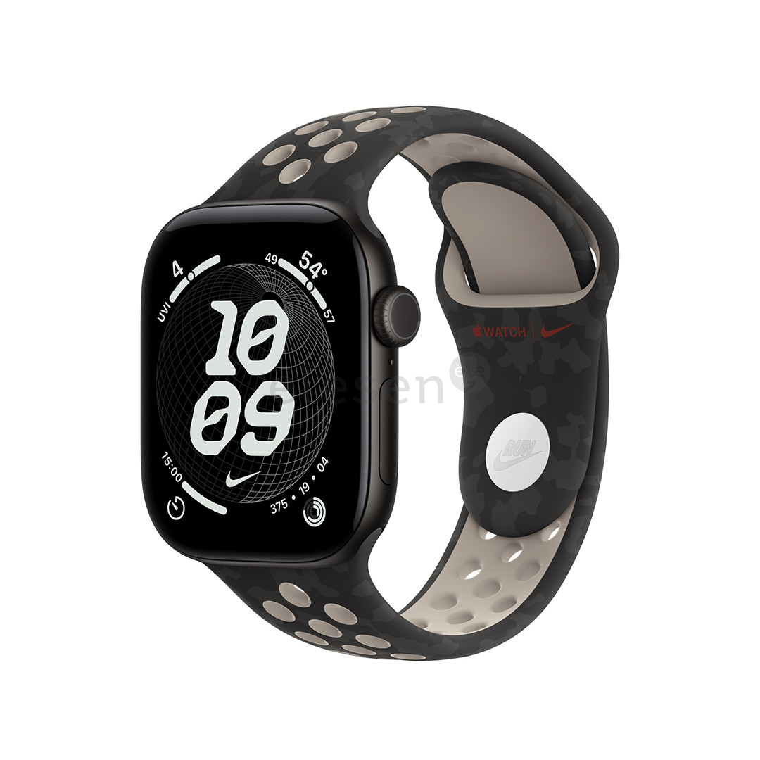 Apple Nike Sport Band, 42 mm, M/L, juodas - Dirželis