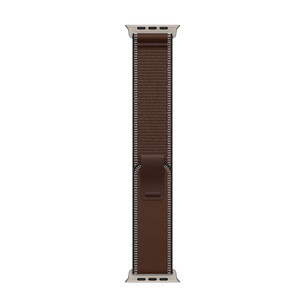 Apple Trail loop, 49 mm, natural titanium, M/L, burgundy - Watch band MK8K4ZM/A
