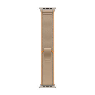 Apple Trail loop, 49 mm, natural titanium, M/L, sand - Watch band MK8N4ZM/A