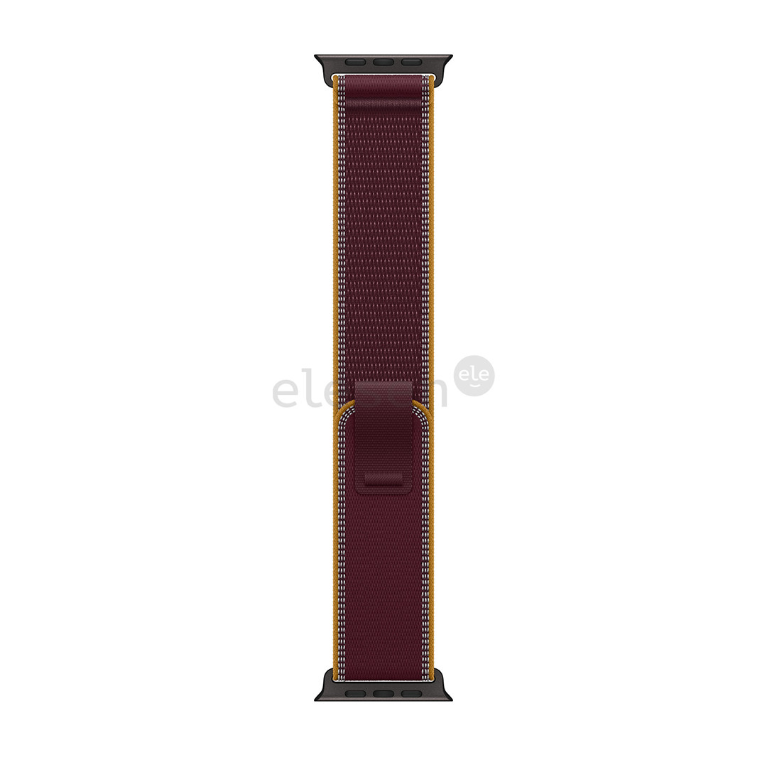 Apple Trail loop, 49 mm, black titanium, S/M, burgundy - Watch band
