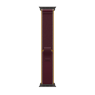 Apple Trail loop, 49 mm, black titanium, M/L, burgundy - Watch band MKA94ZM/A