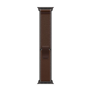 Apple Trail loop, 49 mm, black titanium, S/M, dark umber - Watch band MKAA4ZM/A