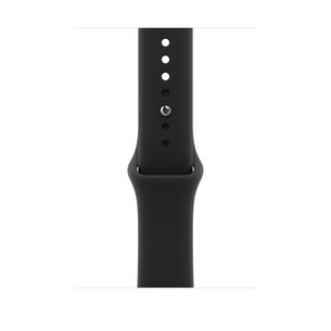 Apple Sport Band, 46 mm, S/M, juodas - Dirželis MJVV4ZM/A