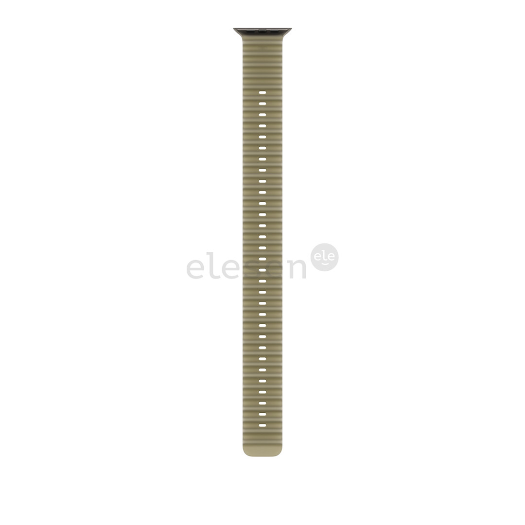 Apple Ocean Band Extension, 49 mm, juodo titano / skaidriai žalias - Dirželio prailginimas