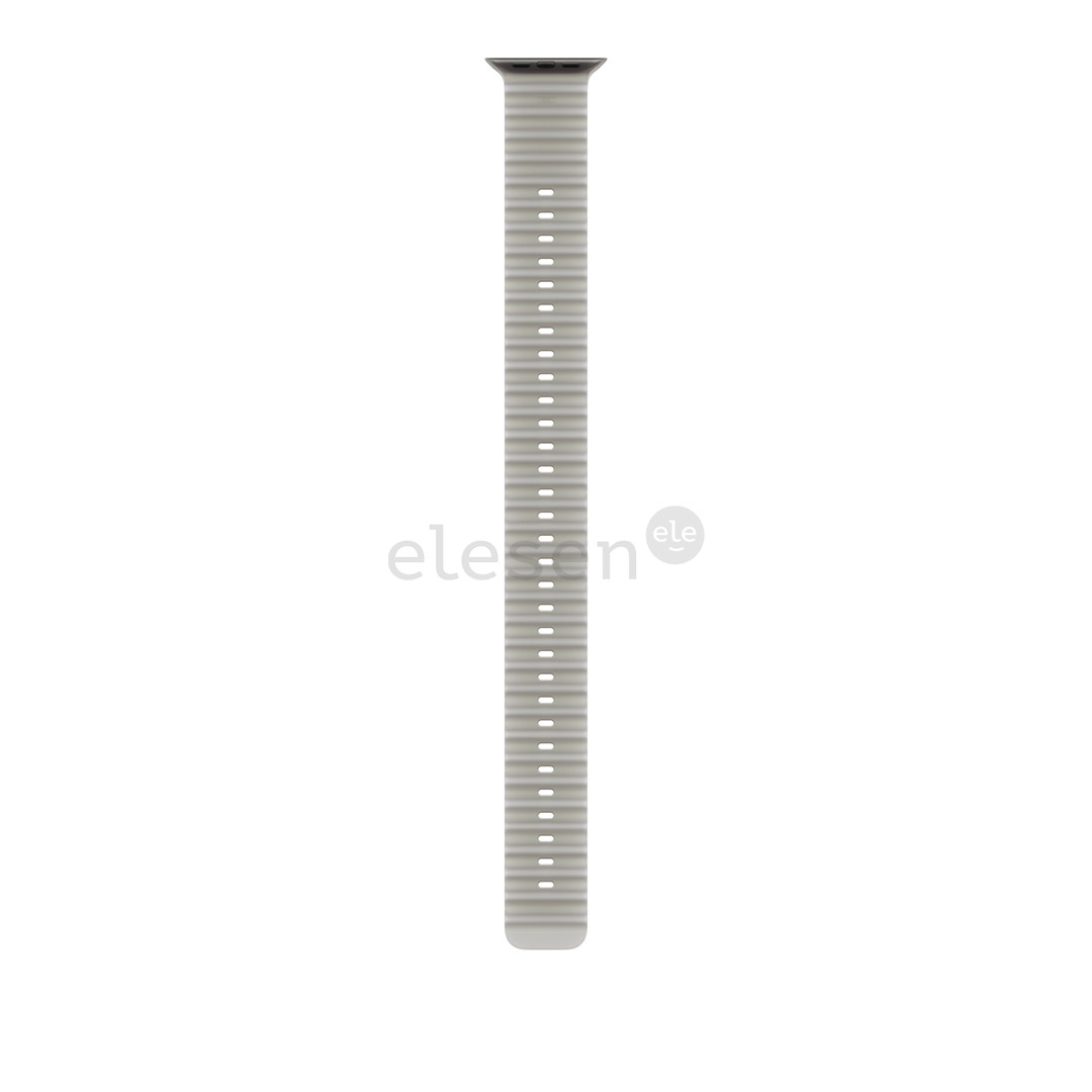 Apple Ocean Band Extension, 49 mm, juodo titano / skaidriai pilkas - Dirželio prailginimas
