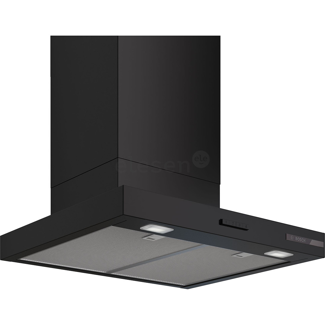 Bosch, Series 2, 399 m³/h, width 59.8 cm, matte black - Cooker hood