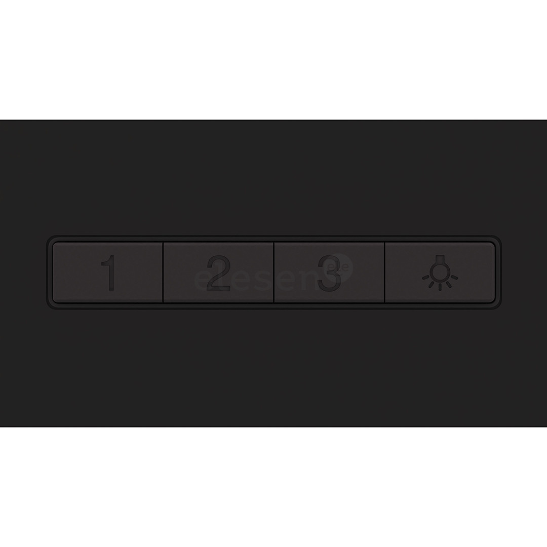 Bosch, Series 2, 399 m³/h, width 59.8 cm, matte black - Cooker hood