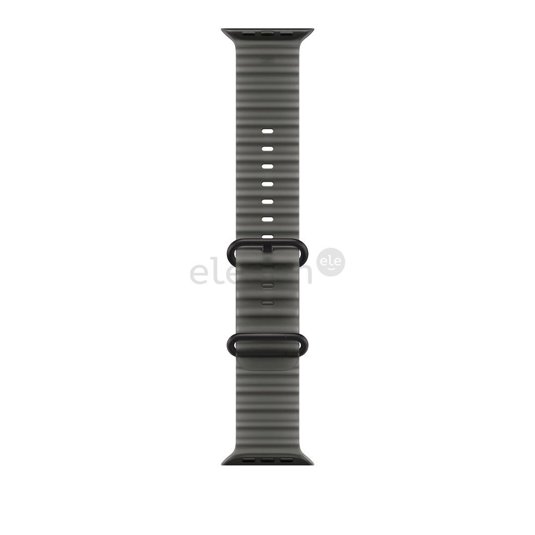Apple Ocean Band, 49 mm, black titanium / translucent black - Watch band