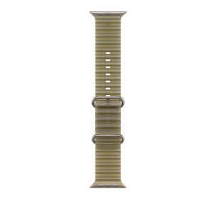 Apple Ocean Band, 49 mm, natural titanium / translucent kelp - Watch band MK7M4ZM/A