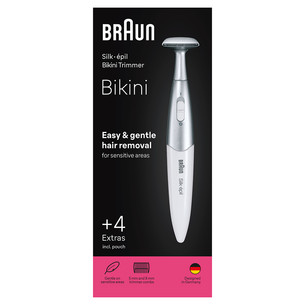 Braun, baltas/sidabro spalvos - Skustuvas