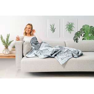 Beurer HD 75 Nordic Grey, 180 x 130 cm, pilka - Šildoma antklodė