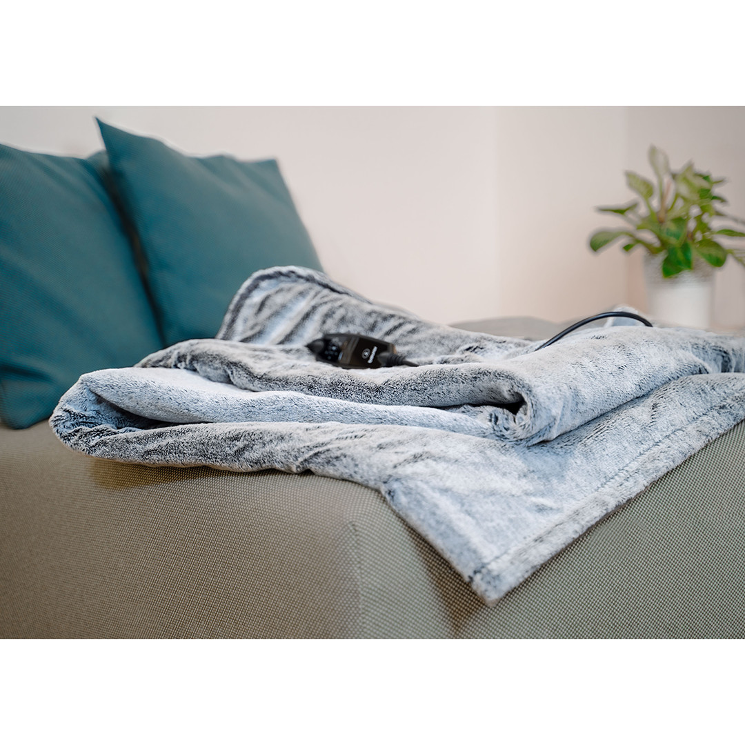 Beurer HD 75 Nordic Grey, 180 x 130 cm, pilka - Šildoma antklodė