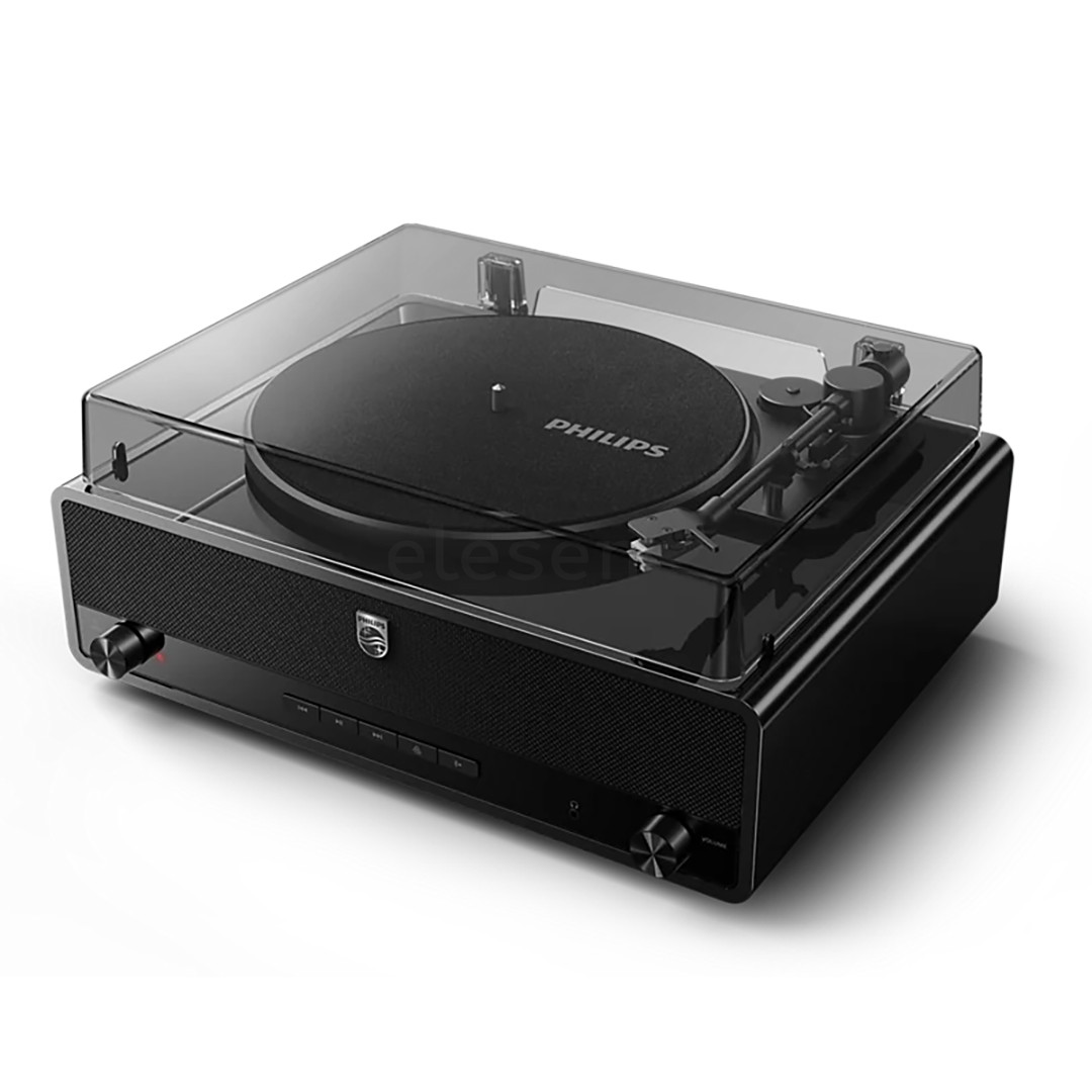 Philips Retro The Stevie Pro, black - Turntable