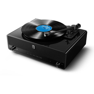 Philips Retro The Stevie Pro, black - Turntable